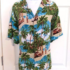 Retro Vintage Hawaiian Shirt (XL)